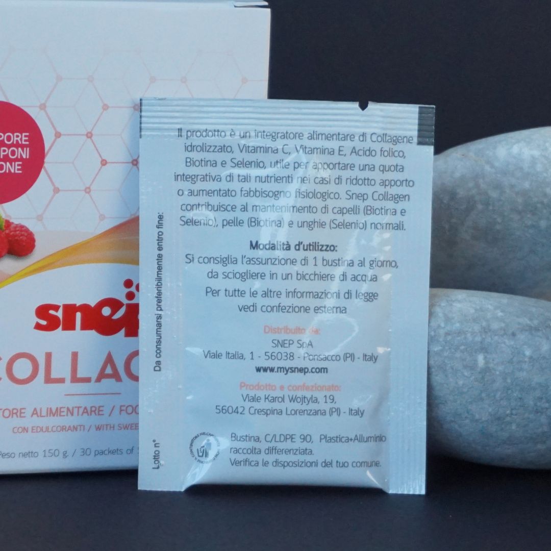 Collagen Snep - Integratore Alimentare Capelli, Pelle e Unghie