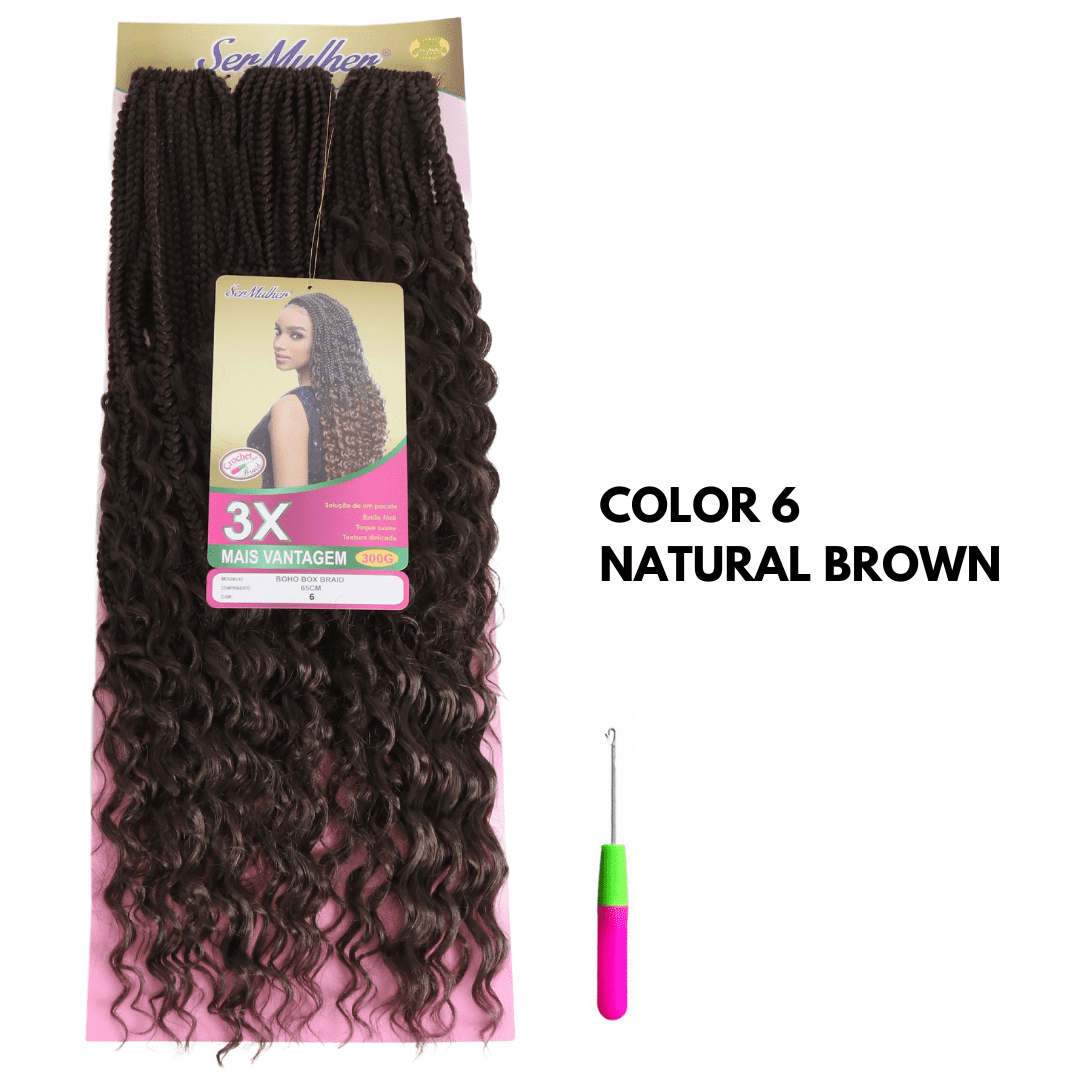 BOHO BOX BRAIDS – Extension TRECCINE per crochet braids