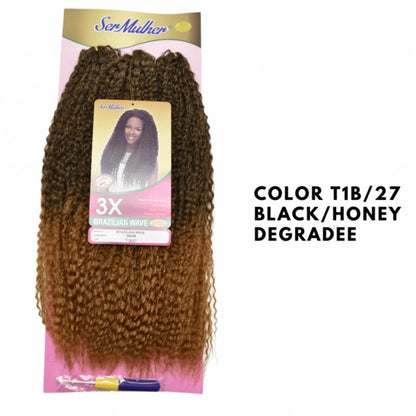 ALESSIA- Extension sintetiche di capelli ricci per Crochet Braids- 320Gr 65cm