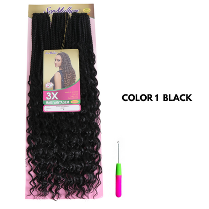BOHO BOX BRAIDS – Extension TRECCINE per crochet braids