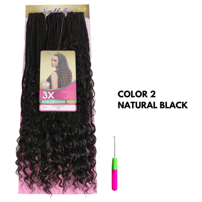 BOHO BOX BRAIDS – Extension TRECCINE per crochet braids