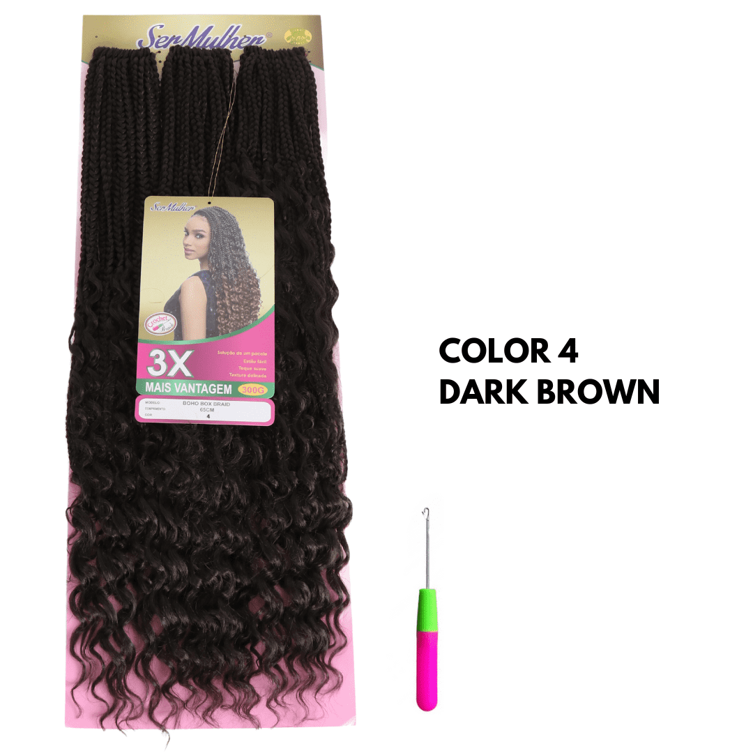 BOHO BOX BRAIDS – Extension TRECCINE per crochet braids