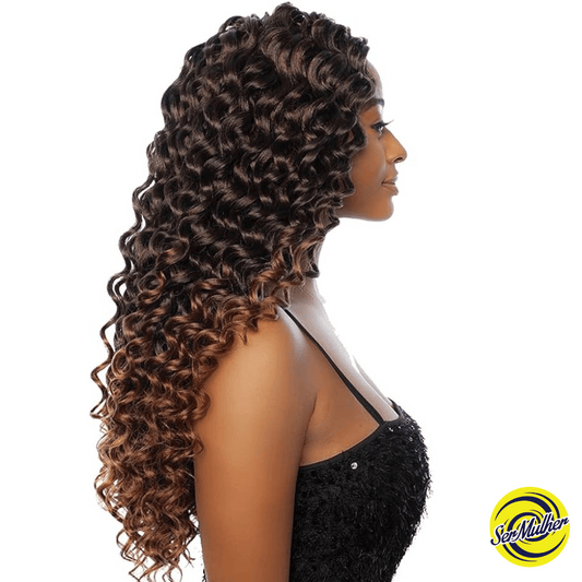 DEEP WAVE- Extension sintetiche di capelli ondulati per Crochet Braids- 300Gr 65cm