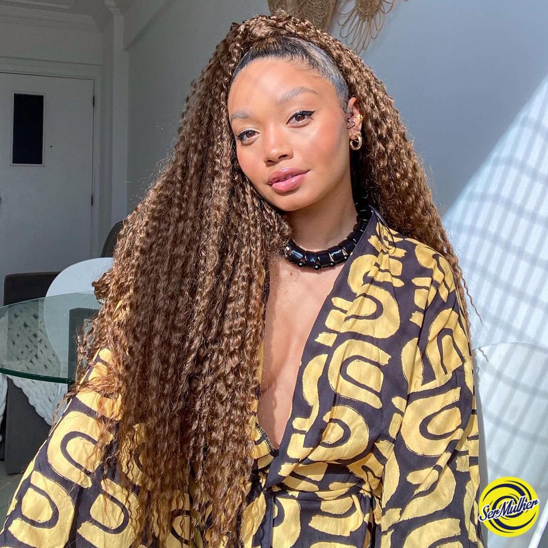 ALESSIA- Extension sintetiche di capelli ricci per Crochet Braids- 320Gr 65cm