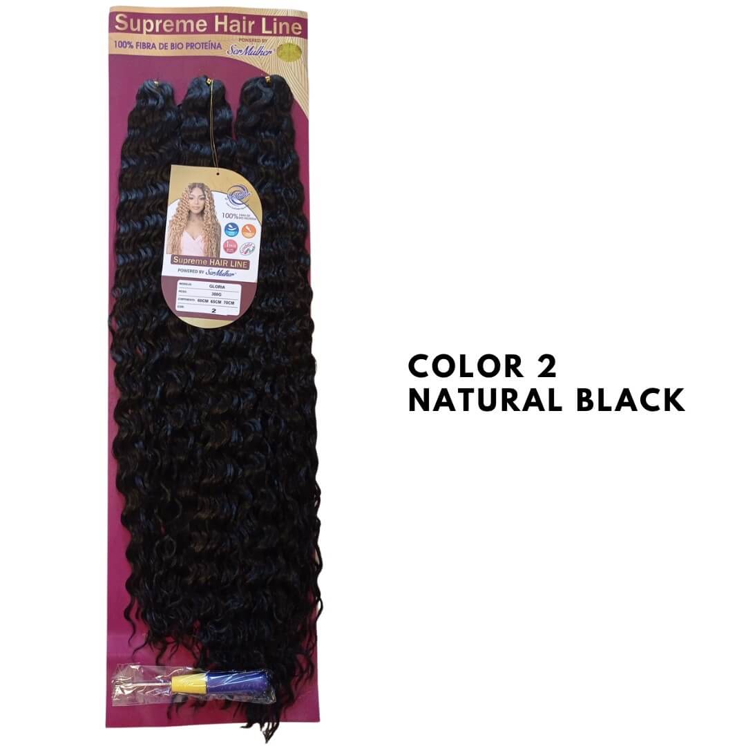 GLORIA – Extension Crochet Braids in Bioproteina – capelli ondulati
