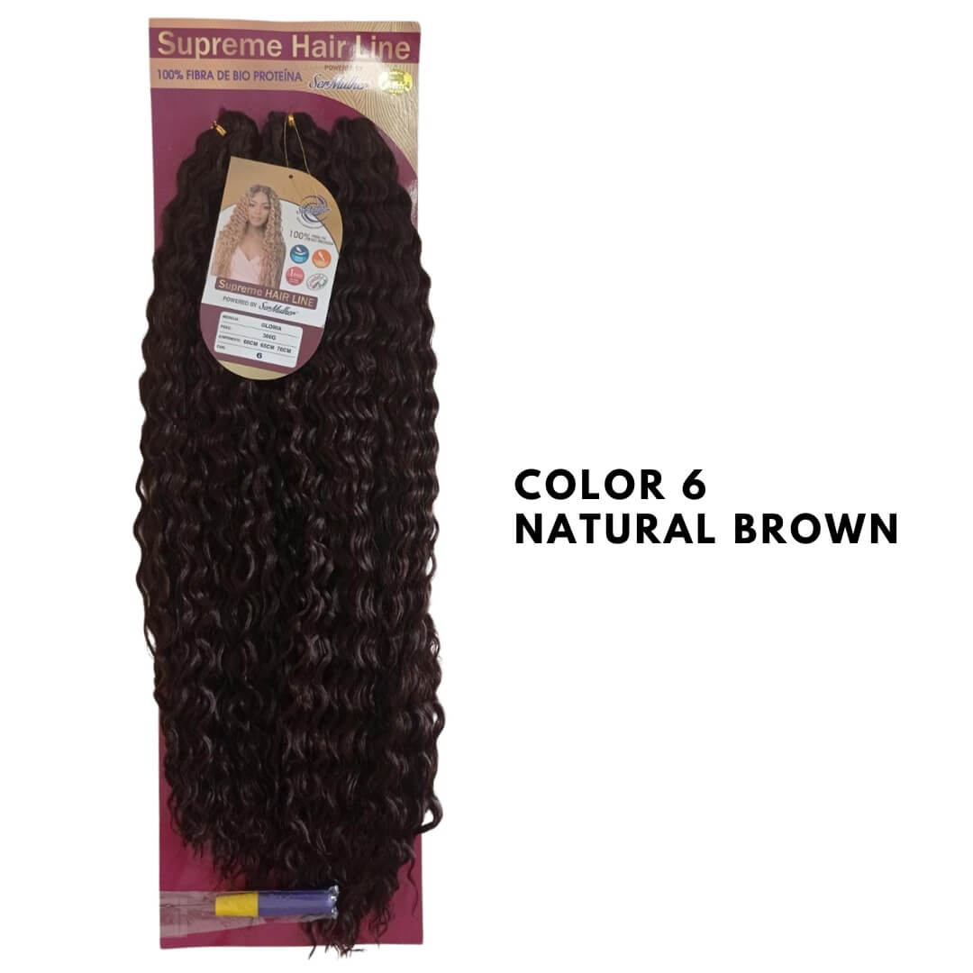 GLORIA – Extension Crochet Braids in Bioproteina – capelli ondulati