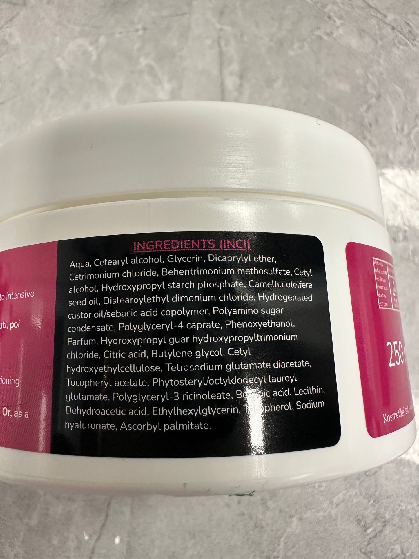 Maschera Curl Food Ricci Crespi (Azione riparativa)