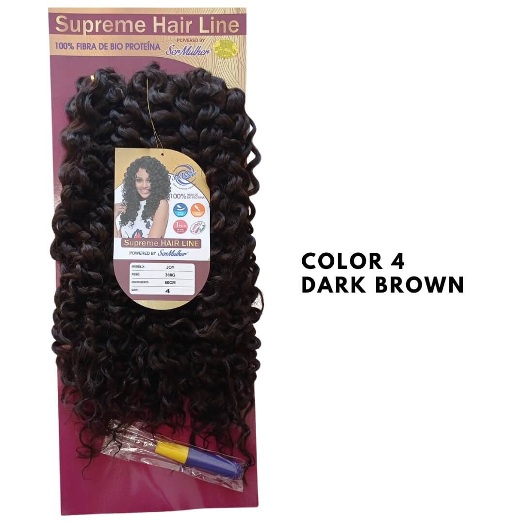 JOY – Extension Crochet Braids in Bioproteina – capelli Ricci