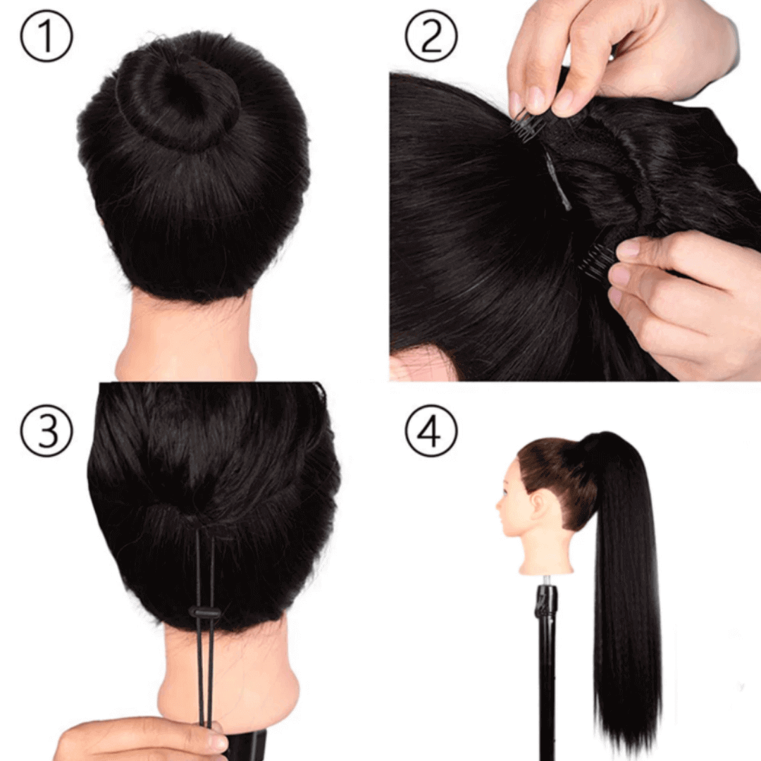 Coda Di Cavallo Extension EMILY, Capelli Ondulati 70 cm